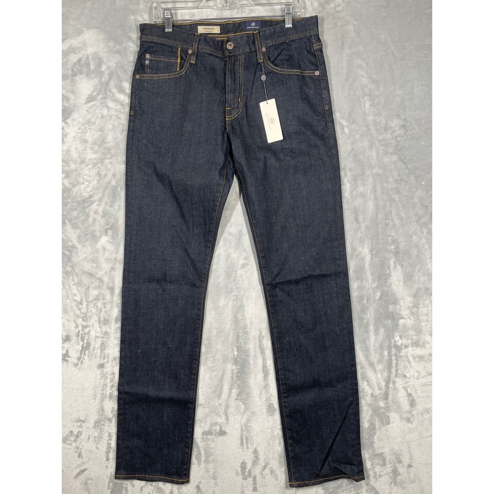 AG Adriano Goldschmied The Graduate Tailored Leg Dark Wash Jeans 31x34 $168